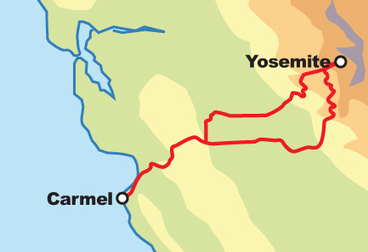 Carmel / Yosemite Motorcycle Tour