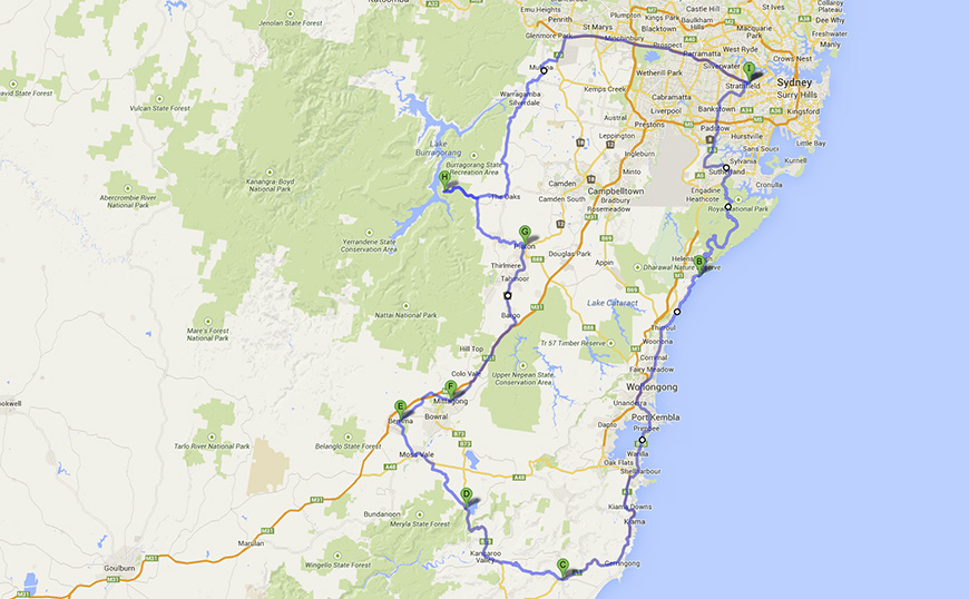 Royal National Park/Kangaroo Valley Motorcycle Ride EagleRider Royal National Park/Kangaroo Valley Motorcycle Ride EagleRider