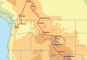 Canada and Yellowstone Motorcycle Tour