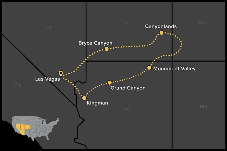 Southwest Canyon Country Motorcycle Tour 