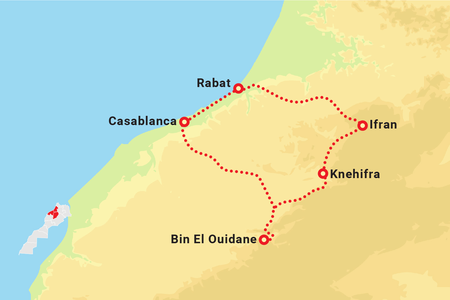 Bin El Ouidane Express SelfGuided Motorcycle Tour
