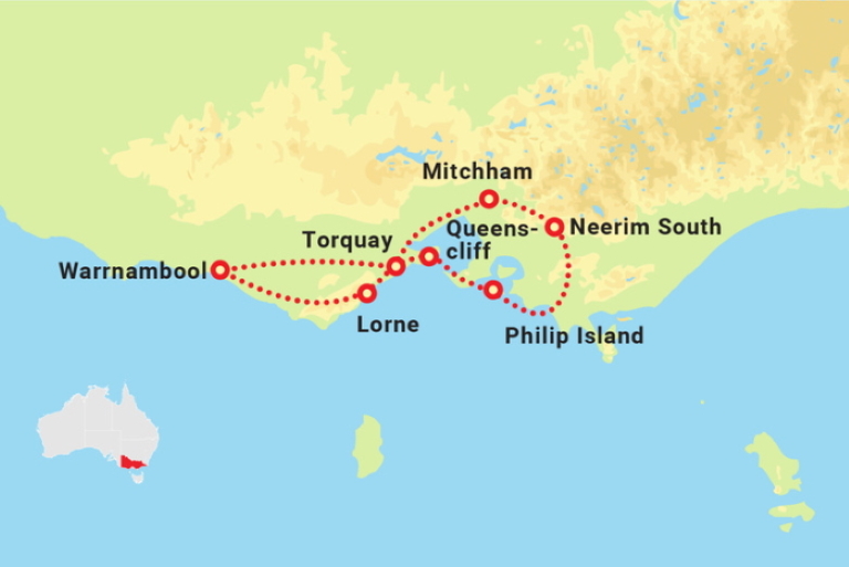 Great Ocean Road and Phillip Island SelfGuided Motorbike Tour