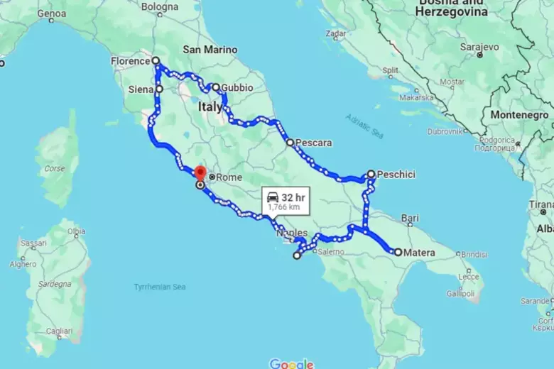 Roman Holiday - Self Drive Tour